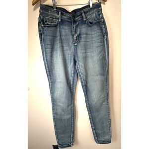 Judy Blue Skinny Fit High Rise Medium Wash Denim Jeans Womens Size 13/31 Stretch